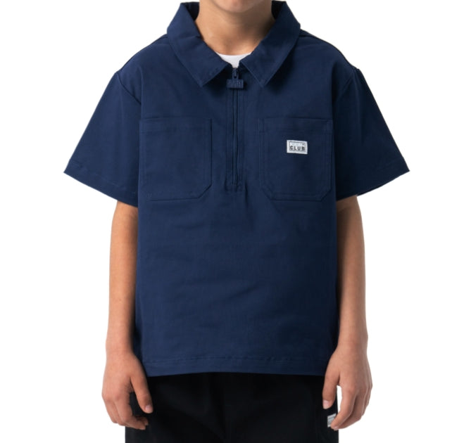 Pro Club Kid's Half-Zip Work Shirt
