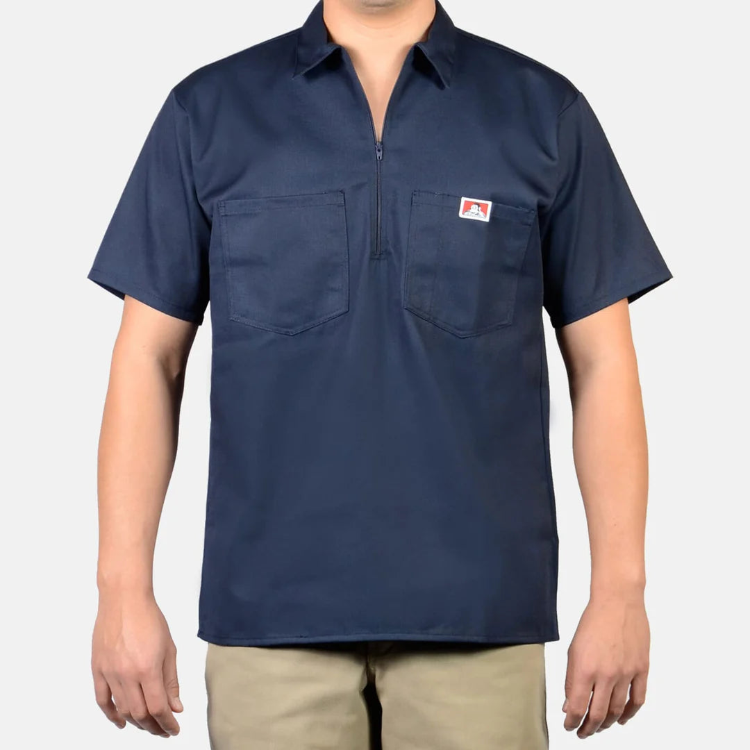 Ben Davis Short Sleeve Half-Zip Shirt