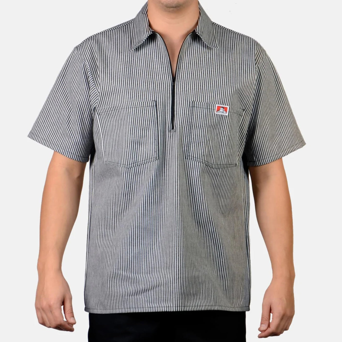 Short Sleeve 1/2 Zip Work Shirt