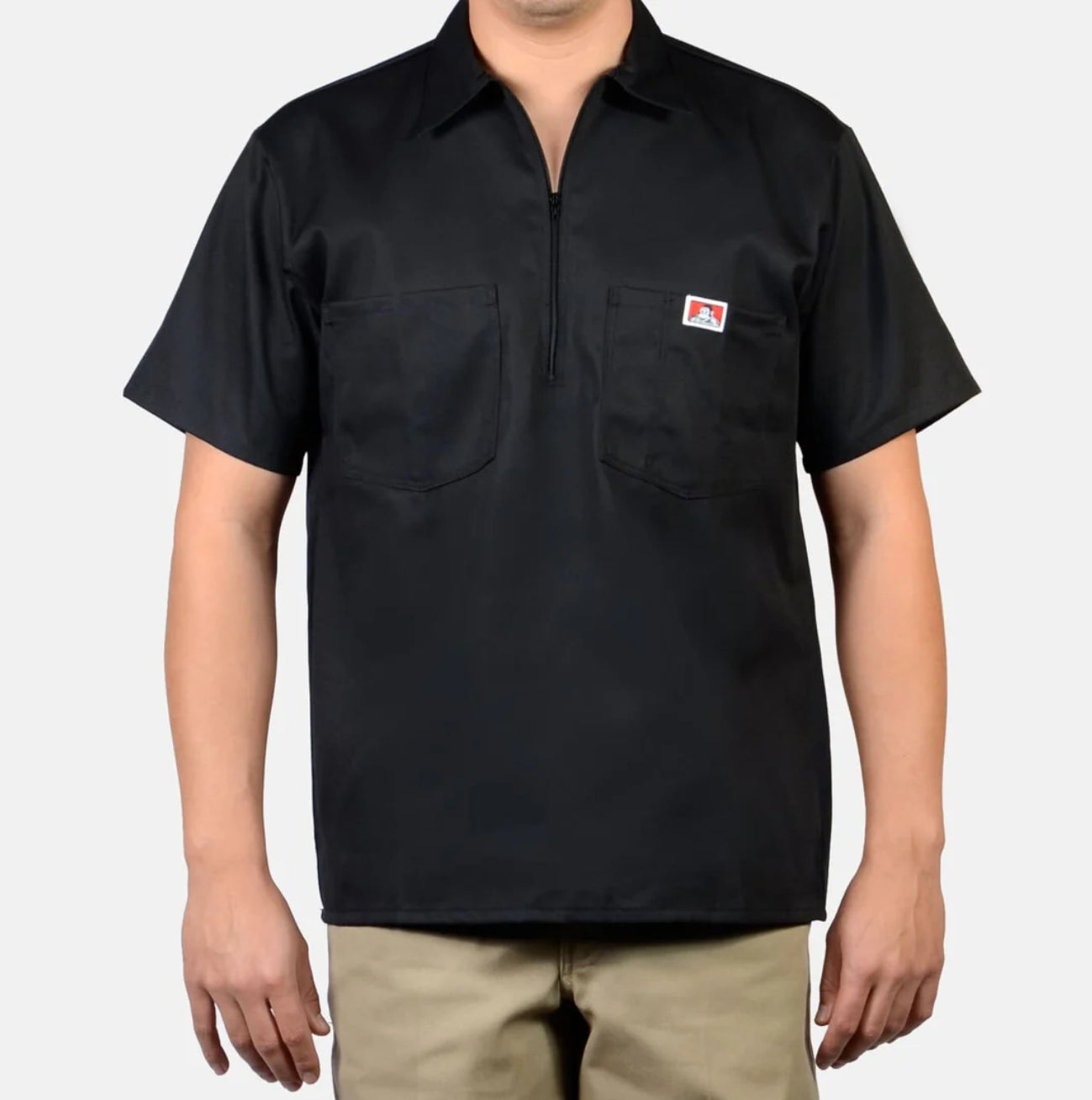 Ben Davis Short Sleeve Half-Zip Shirt
