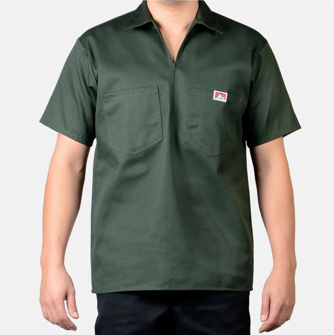 Ben Davis Short Sleeve Half-Zip Shirt