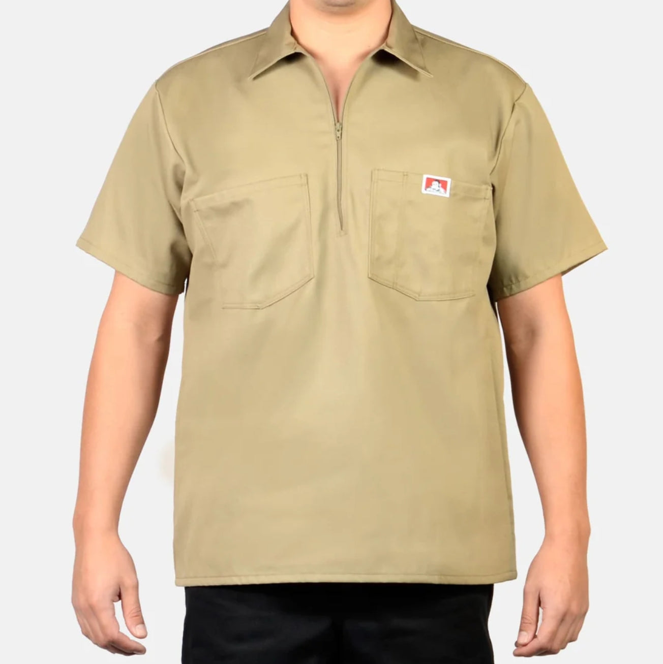 Ben Davis Short Sleeve Half-Zip Shirt