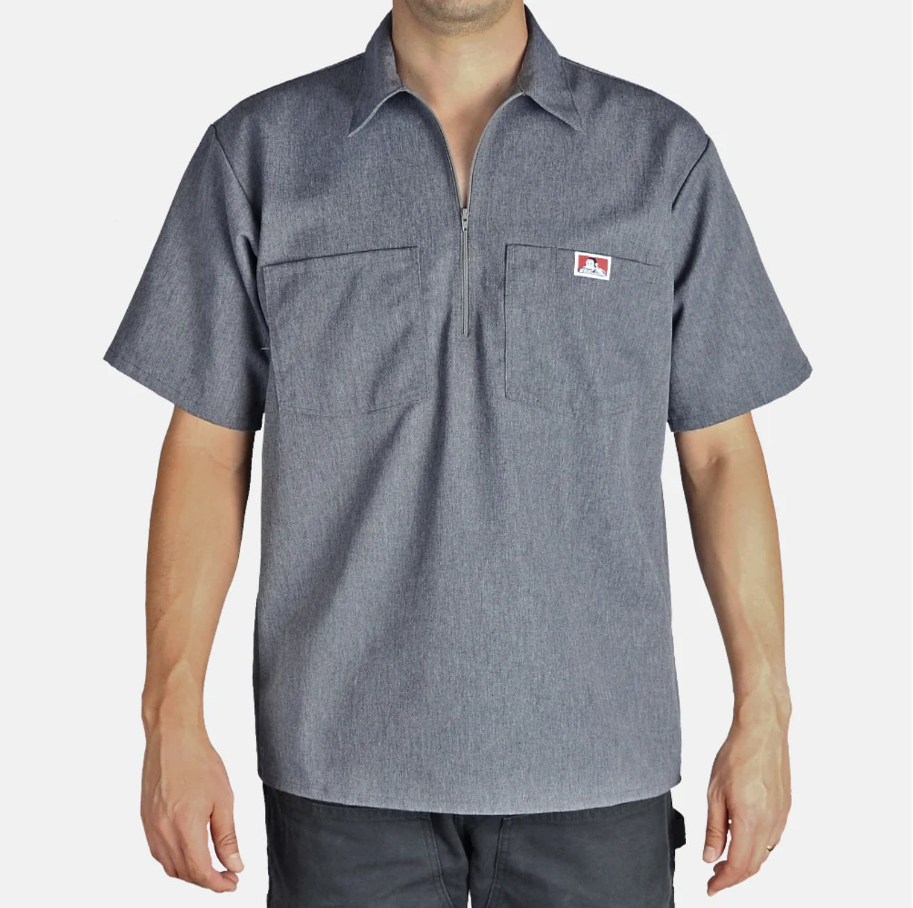 Ben Davis Short Sleeve Half-Zip Shirt