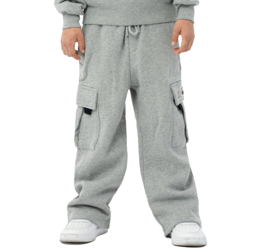 Pro Club Kid's Oversized Cargo Sweatpants
