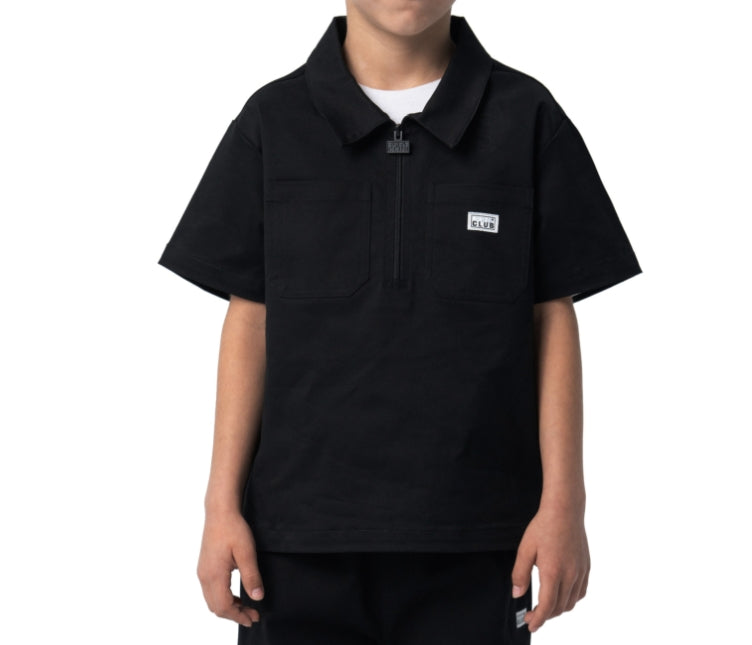 Pro Club Kid's Half-Zip Work Shirt