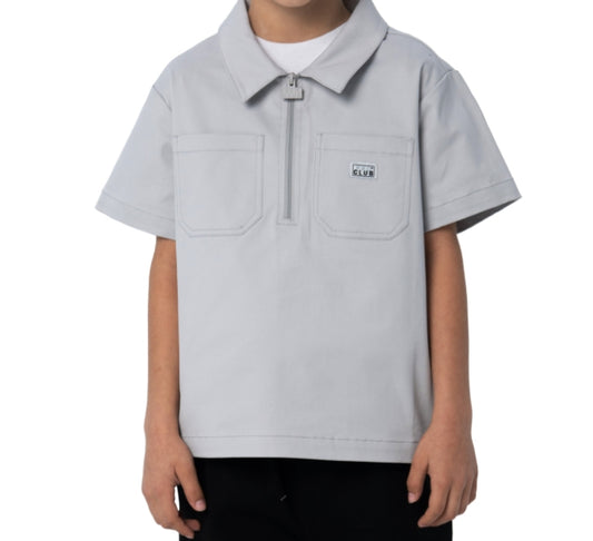 Pro Club Kid's Half-Zip Work Shirt