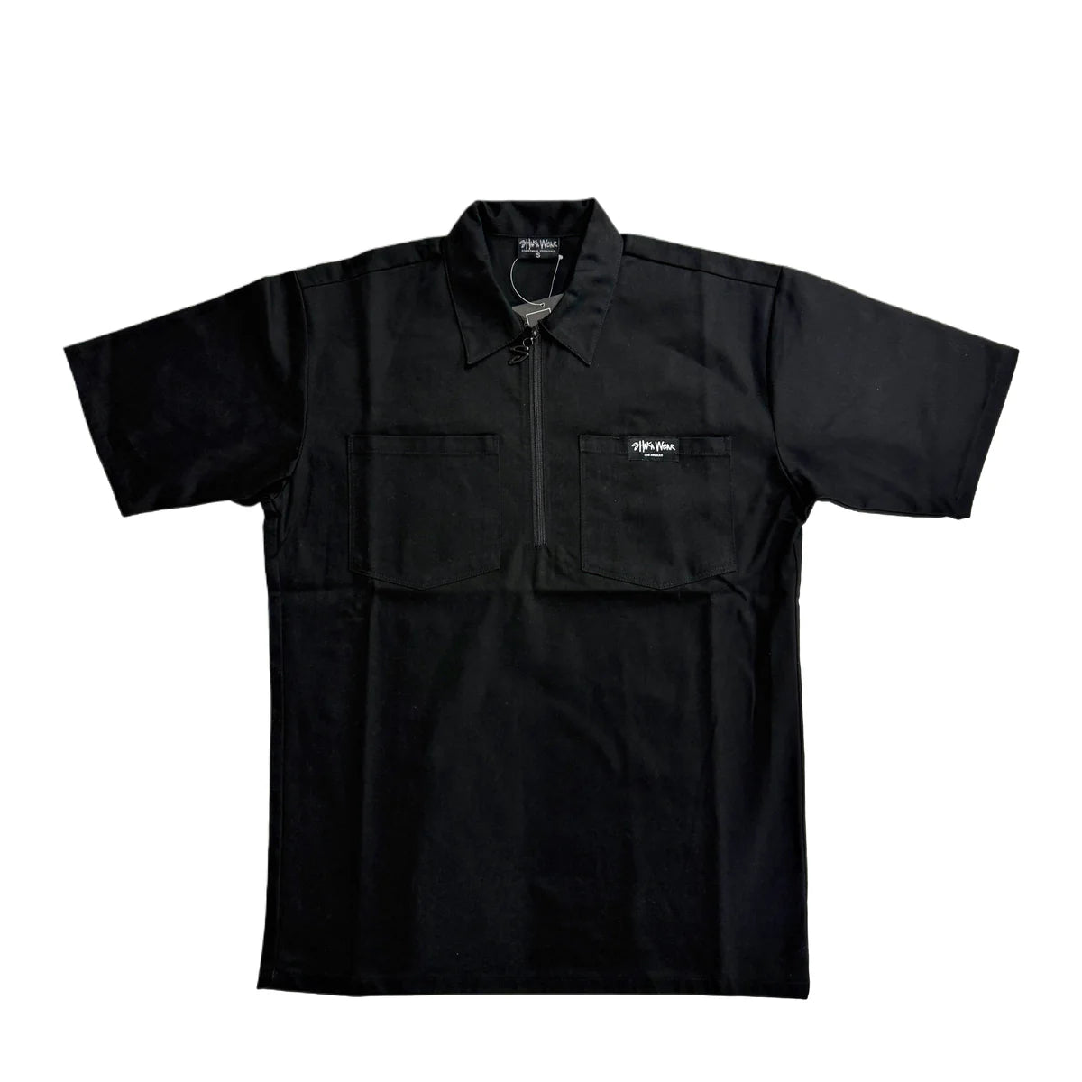 Shaka half zip work shirt